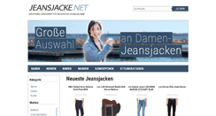 Desktop Screenshot of jeansjacke.net