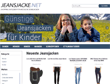 Tablet Screenshot of jeansjacke.net